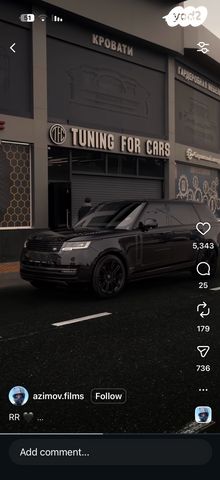 מודעת רכב לנד רובר ריינג' רובר