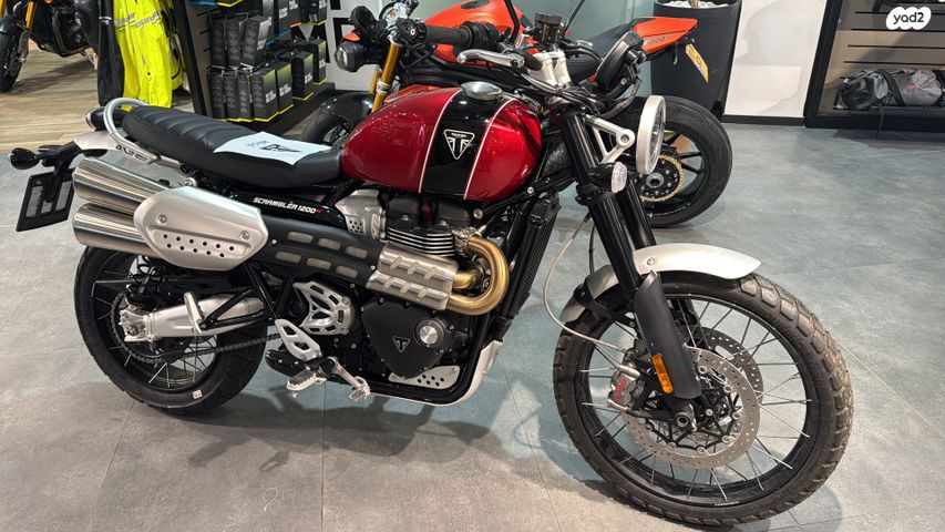 מודעת רכב טריומף Scrambler XC