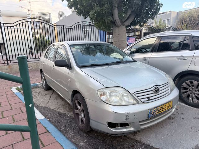 מודעת רכב טויוטה קורולה