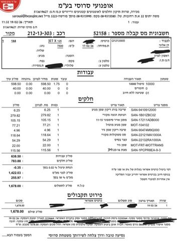 מודעת רכב סאן יאנג ג'ט איקס 125