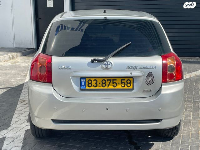 מודעת רכב טויוטה קורולה