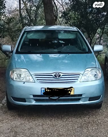 מודעת רכב טויוטה קורולה