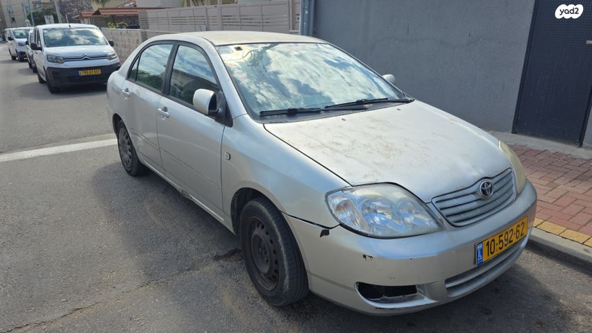 מודעת רכב טויוטה קורולה