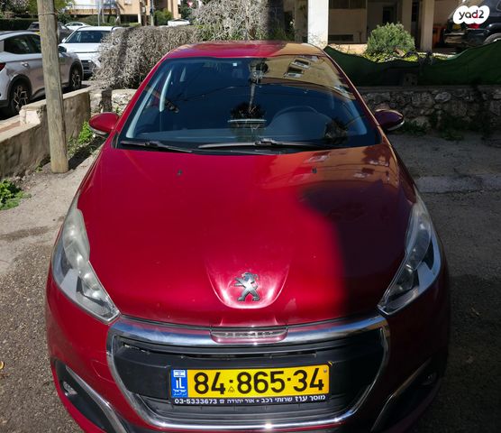 מודעת רכב פיג'ו 208