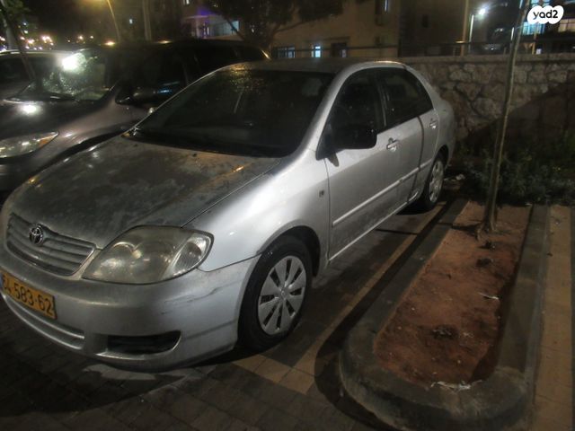 מודעת רכב טויוטה קורולה