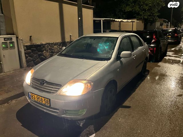 מודעת רכב טויוטה קורולה