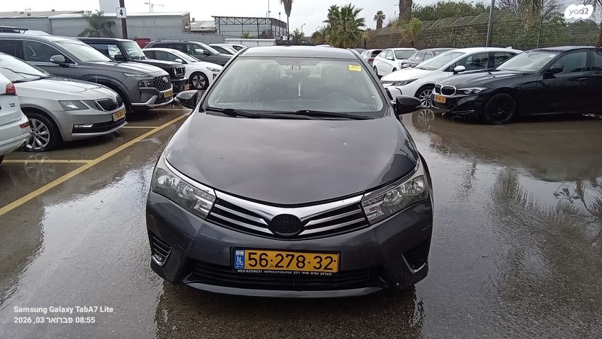 מודעת רכב טויוטה קורולה