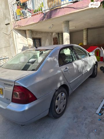 מודעת רכב טויוטה קורולה