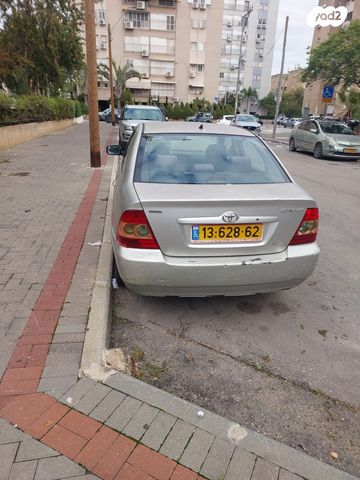 מודעת רכב טויוטה קורולה