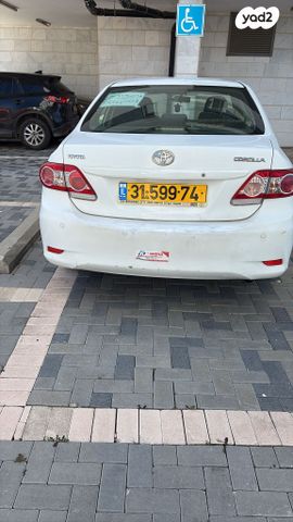 מודעת רכב טויוטה קורולה
