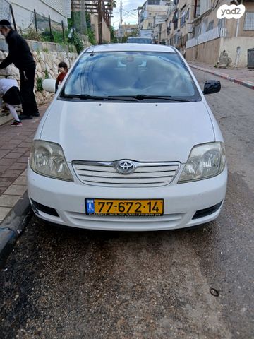 מודעת רכב טויוטה קורולה