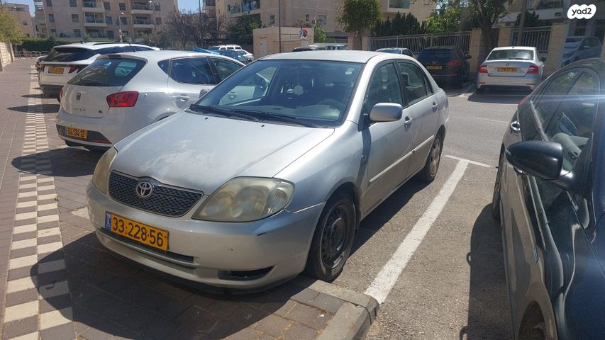 מודעת רכב טויוטה קורולה