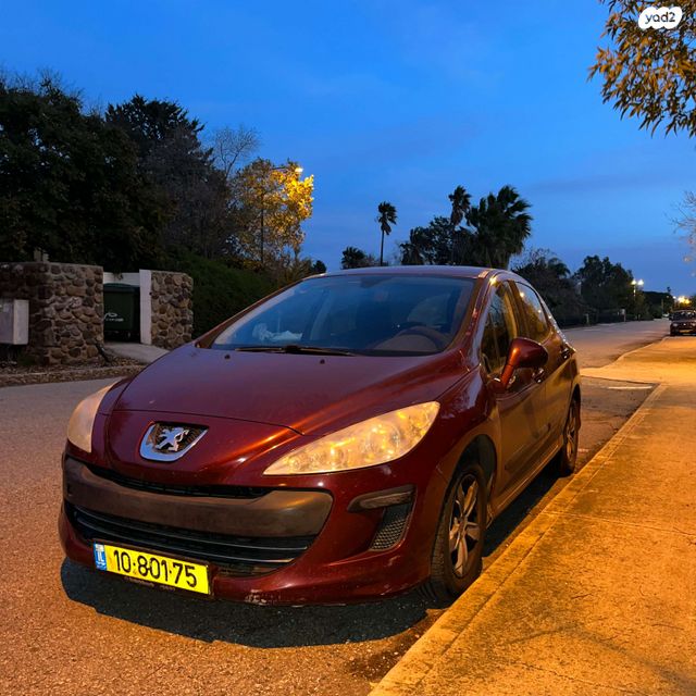 מודעת רכב פיג'ו 308