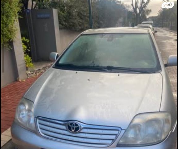 מודעת רכב טויוטה קורולה