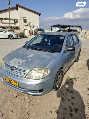מודעת רכב טויוטה קורולה