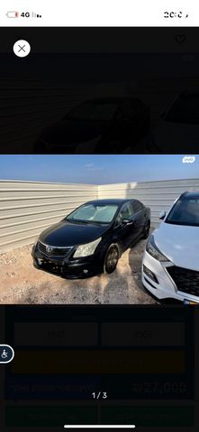 מודעת רכב טויוטה קורולה