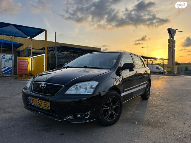 מודעת רכב טויוטה קורולה