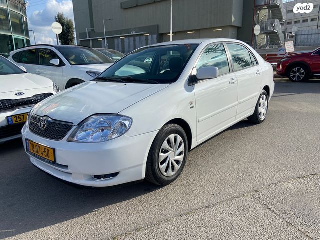 מודעת רכב טויוטה קורולה