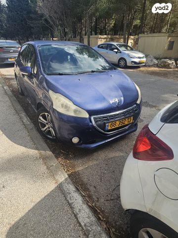 מודעת רכב פיג'ו 208