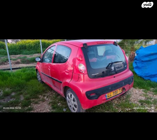 מודעת רכב פיג'ו 107