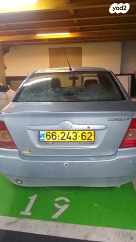 מודעת רכב טויוטה קורולה