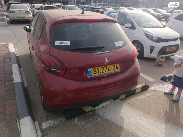 מודעת רכב פיג'ו 208