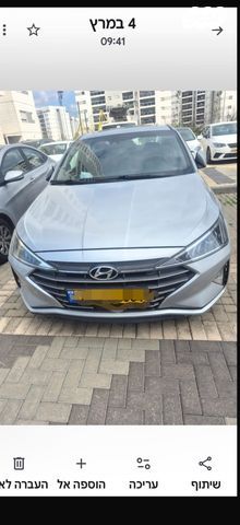 מודעת רכב יונדאי אלנטרה