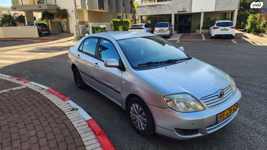 מודעת רכב טויוטה קורולה