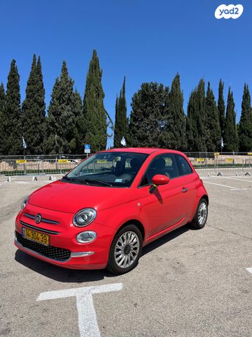 מודעת רכב פיאט 500