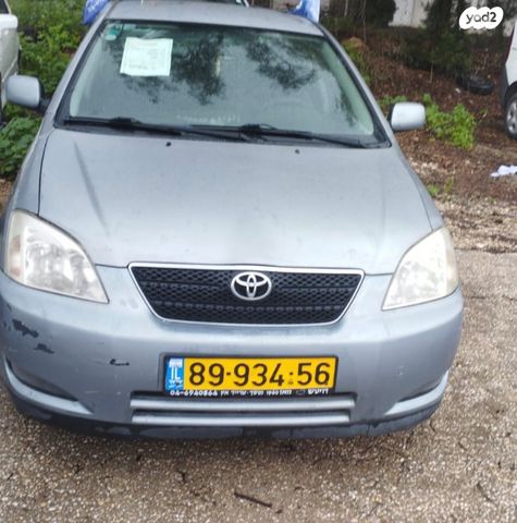 מודעת רכב טויוטה קורולה