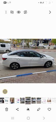 מודעת רכב ניסאן סנטרה