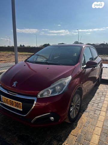 מודעת רכב פיג'ו 208