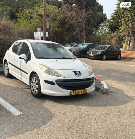 מודעת רכב פיג'ו 207