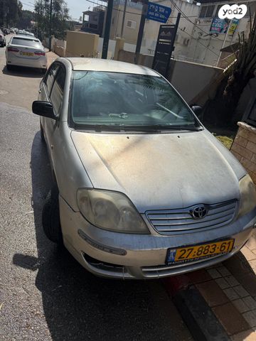 מודעת רכב טויוטה קורולה