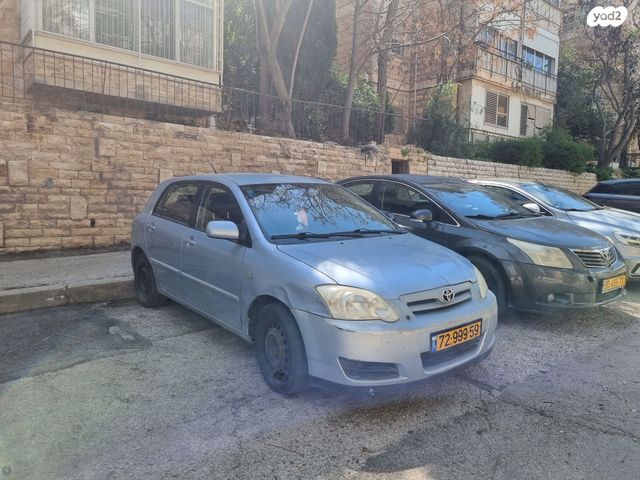 מודעת רכב טויוטה קורולה