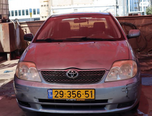 מודעת רכב טויוטה קורולה