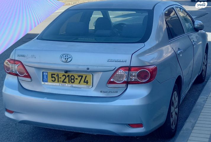 מודעת רכב טויוטה קורולה