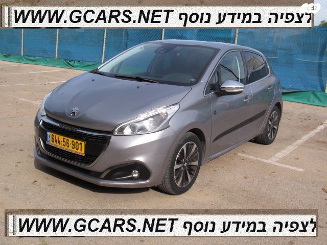 מודעת רכב פיג'ו 208