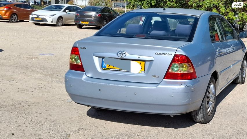 מודעת רכב טויוטה קורולה