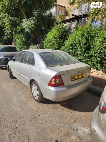 מודעת רכב טויוטה קורולה