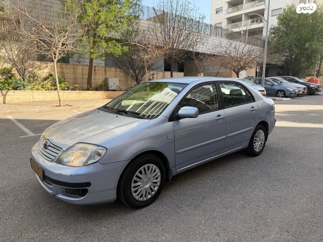 מודעת רכב טויוטה קורולה