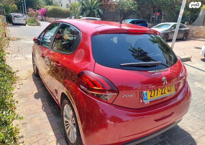 מודעת רכב פיג'ו 208
