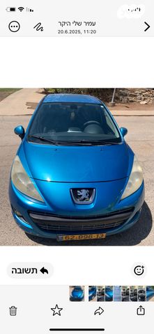 מודעת רכב פיג'ו 207