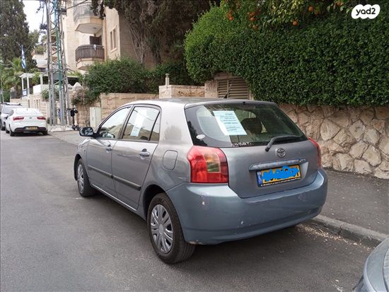 מודעת רכב טויוטה קורולה