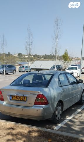 מודעת רכב טויוטה קורולה