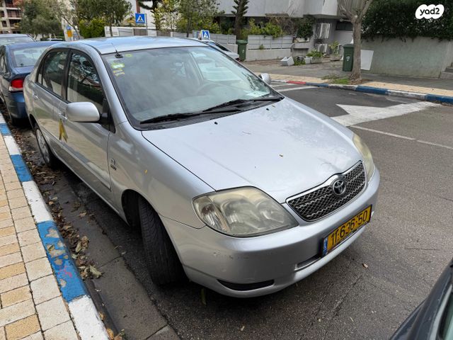 מודעת רכב טויוטה קורולה