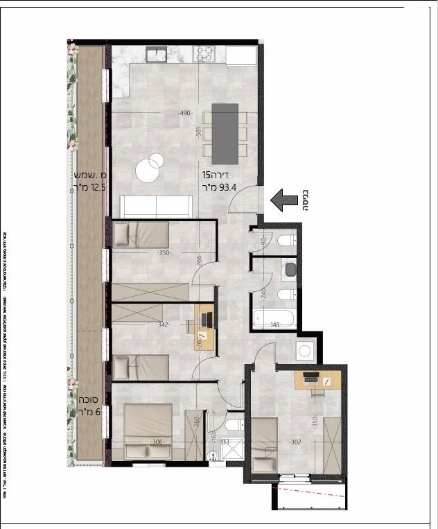 מודעת נכס, אצ"ל, תל גיבורים, בני ברק