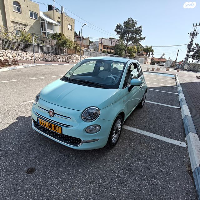 מודעת רכב פיאט 500