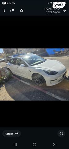 מודעת רכב טסלה מודל 3