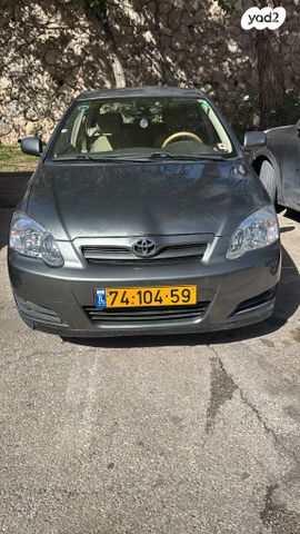 מודעת רכב טויוטה קורולה
